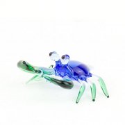 Glasfigur Krabbe in 2 verschiedenen Farben